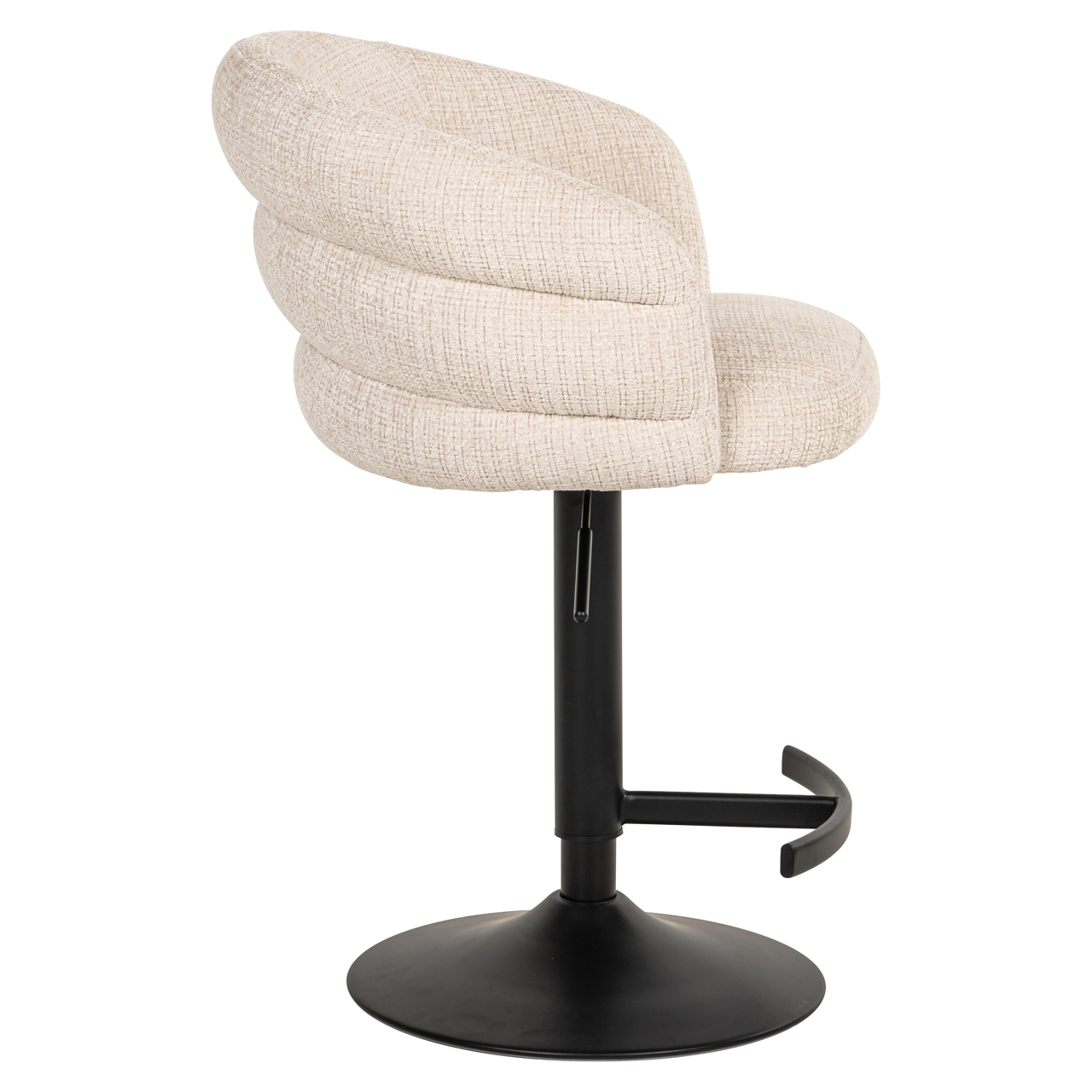 Richmond Interiors Barstoel Nikki niagara beige swivel fire retardant
