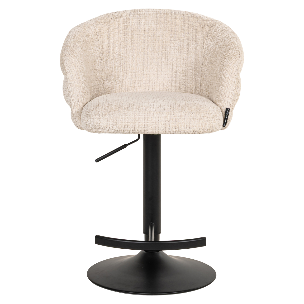 Richmond Interiors Barstoel Nikki niagara beige swivel fire retardant