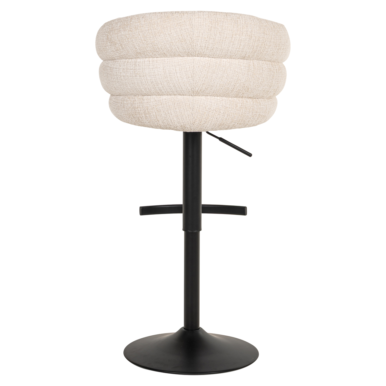 Richmond Interiors Barstoel Nikki niagara beige swivel fire retardant