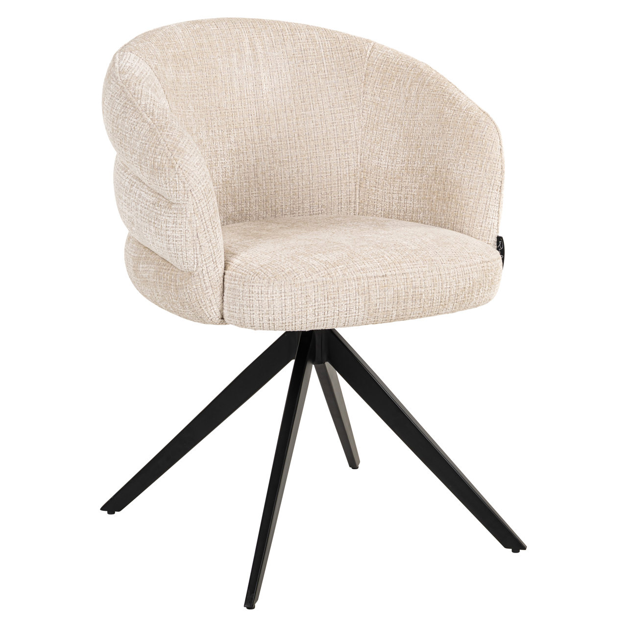 Richmond Interiors Eetkamerstoel Serenity niagara beige swivel fire retardant