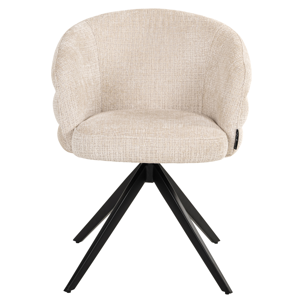Richmond Interiors Eetkamerstoel Serenity niagara beige swivel fire retardant