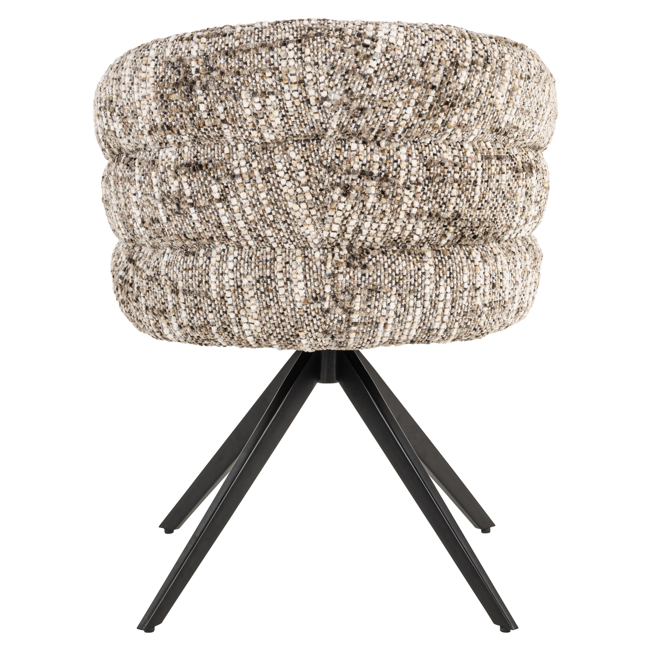 Richmond Interiors Eetkamerstoel Serenity brown omara swivel fire retardant