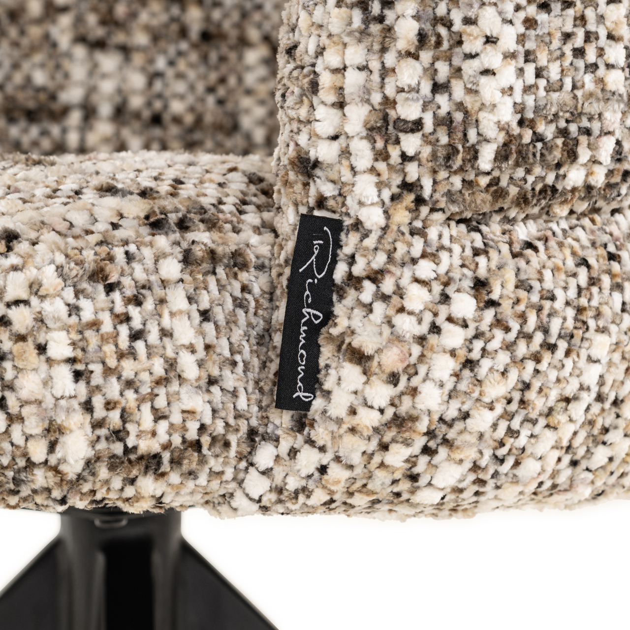 Richmond Interiors Eetkamerstoel Serenity brown omara swivel fire retardant