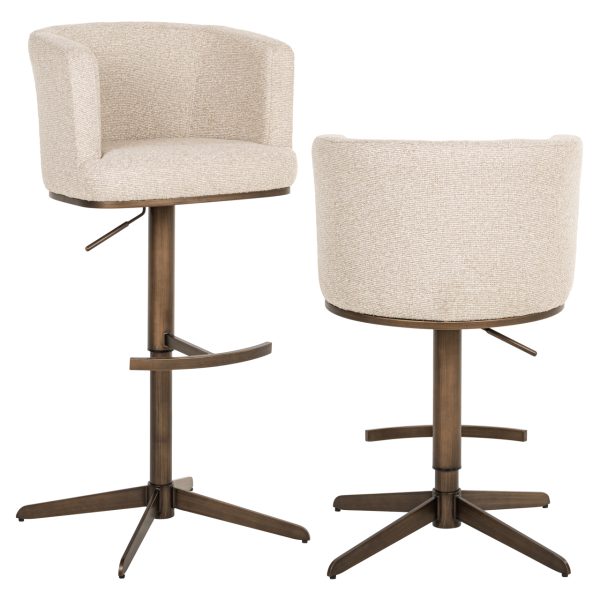 Richmond Interiors Barstoel Cheyenne biscotti swivel