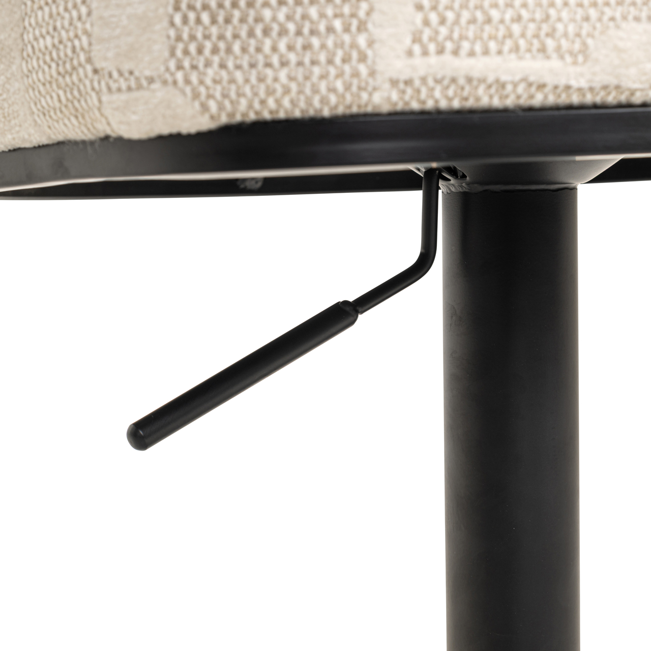 Richmond Interiors Barstoel Cheyenne beige graffic swivel