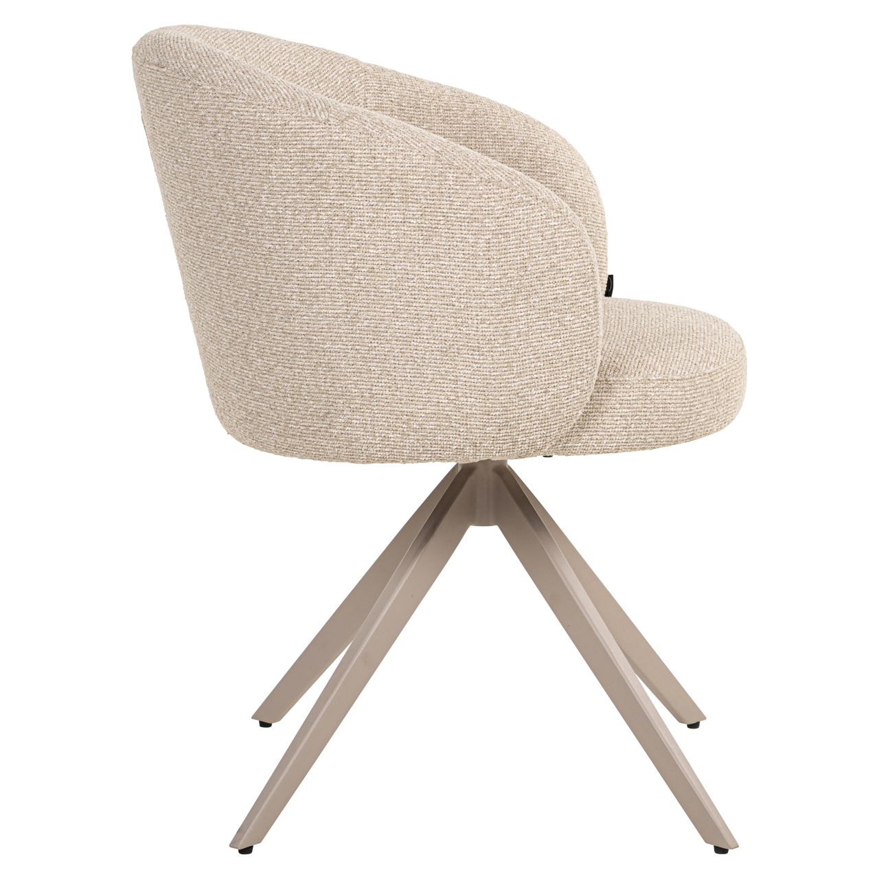 Richmond Interiors Eetkamerstoel Olivia biscotti swivel