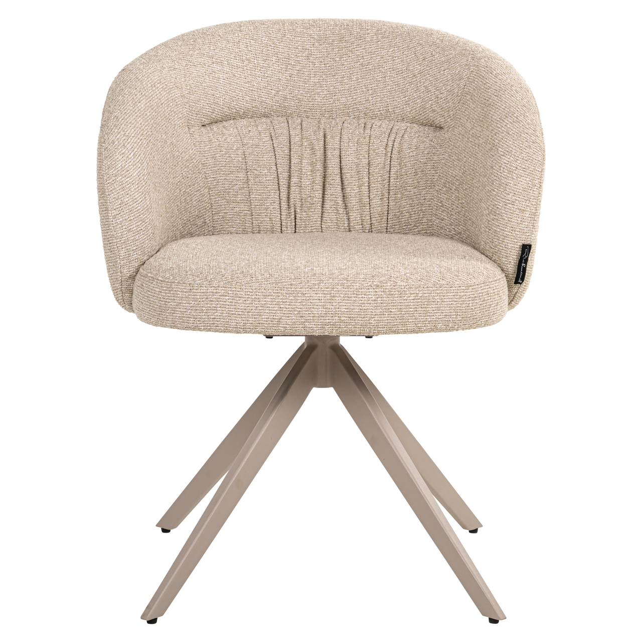 Richmond Interiors Eetkamerstoel Olivia biscotti swivel