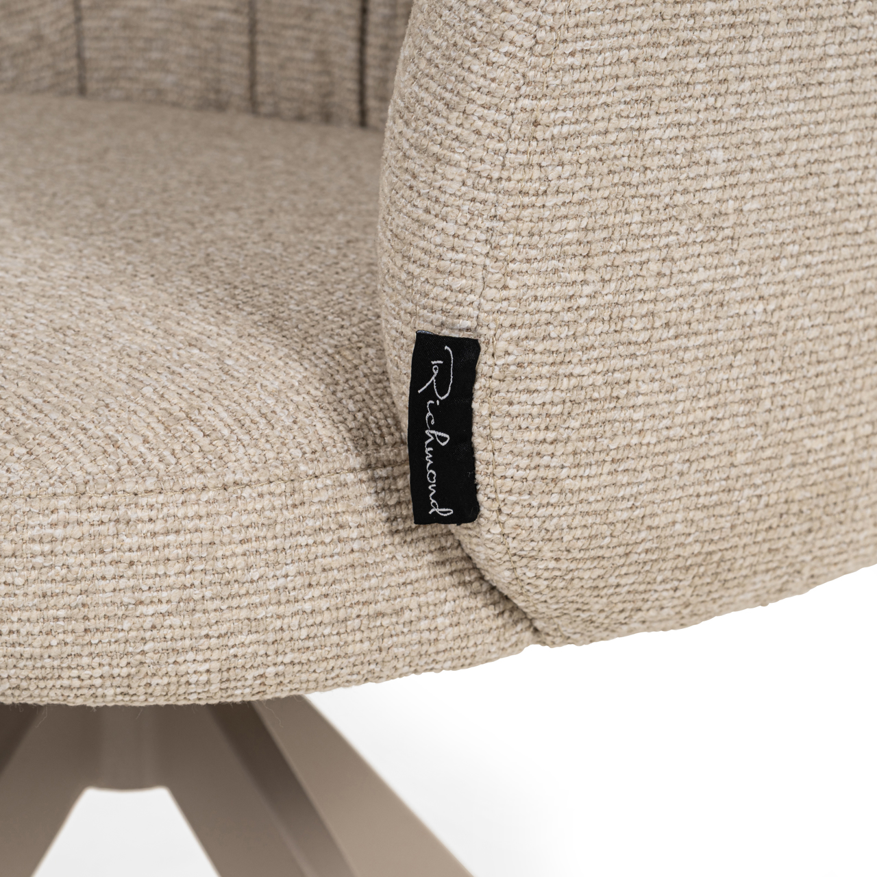 Richmond Interiors Eetkamerstoel Olivia biscotti swivel