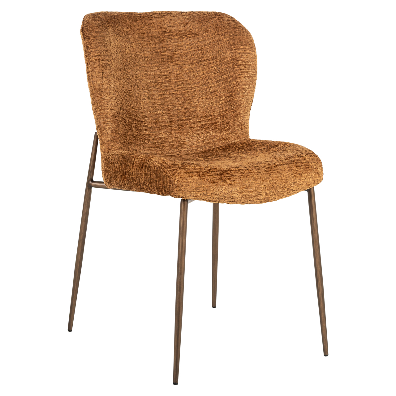 Richmond Interiors Eetkamerstoel Odarby cognac fusion (Set of 2)