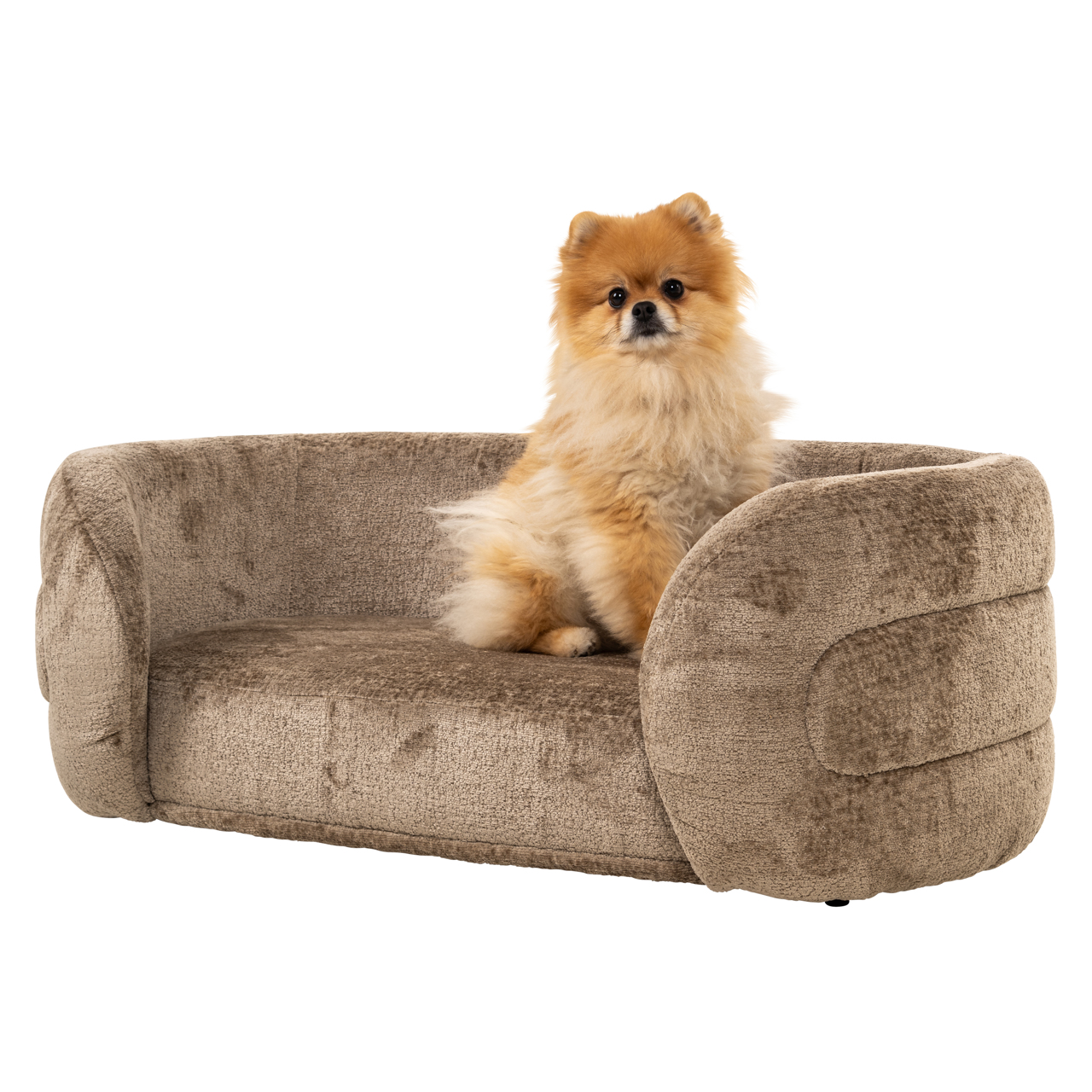 Richmond Interiors Hondenbed Bingo taupe chenille