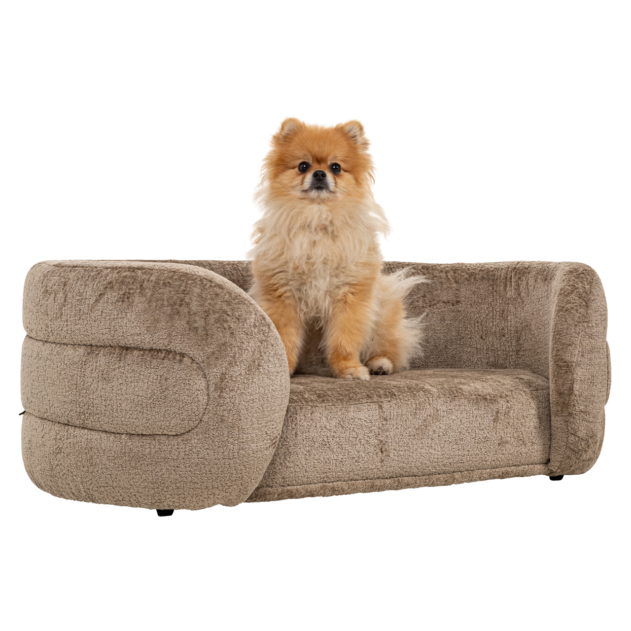 Richmond Interiors Hondenbed Bingo taupe chenille