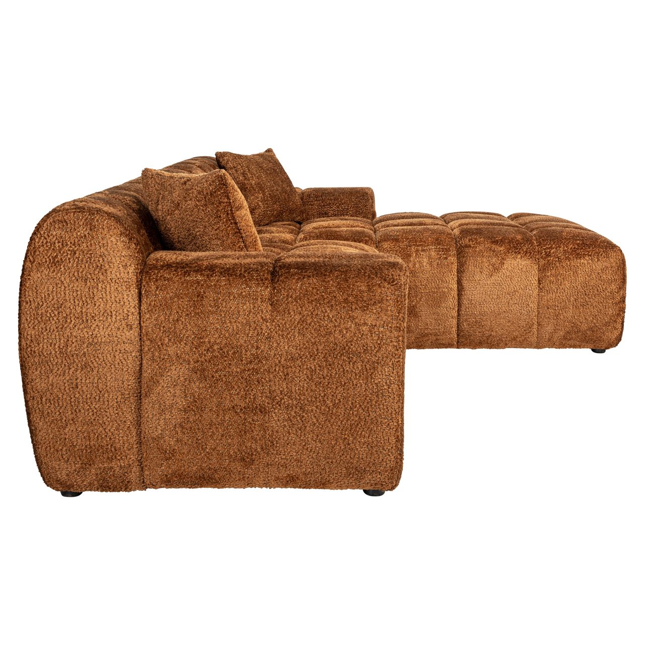 Richmond Interiors Bank Cube lovely cinnamon 3-seater + lounge right