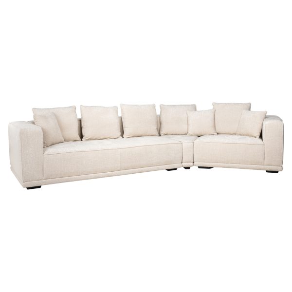 Richmond Interiors Bank Lusso niagara beige 4-seater