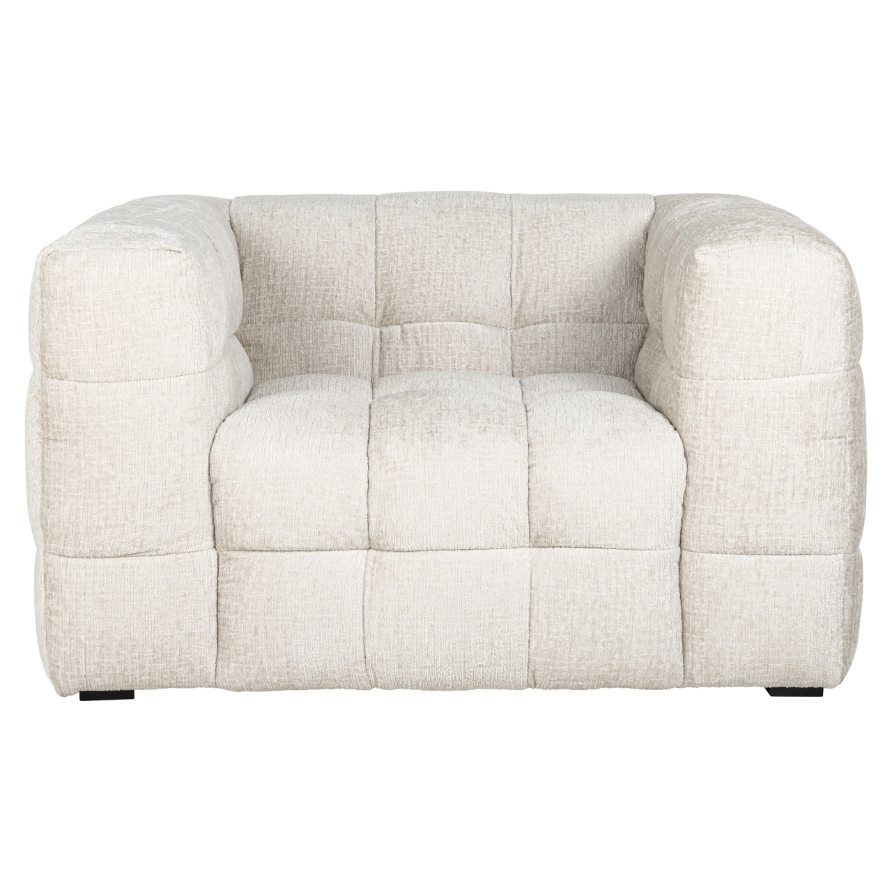 Richmond Interiors Lounge stoel Merrol cream fusion fire retardant