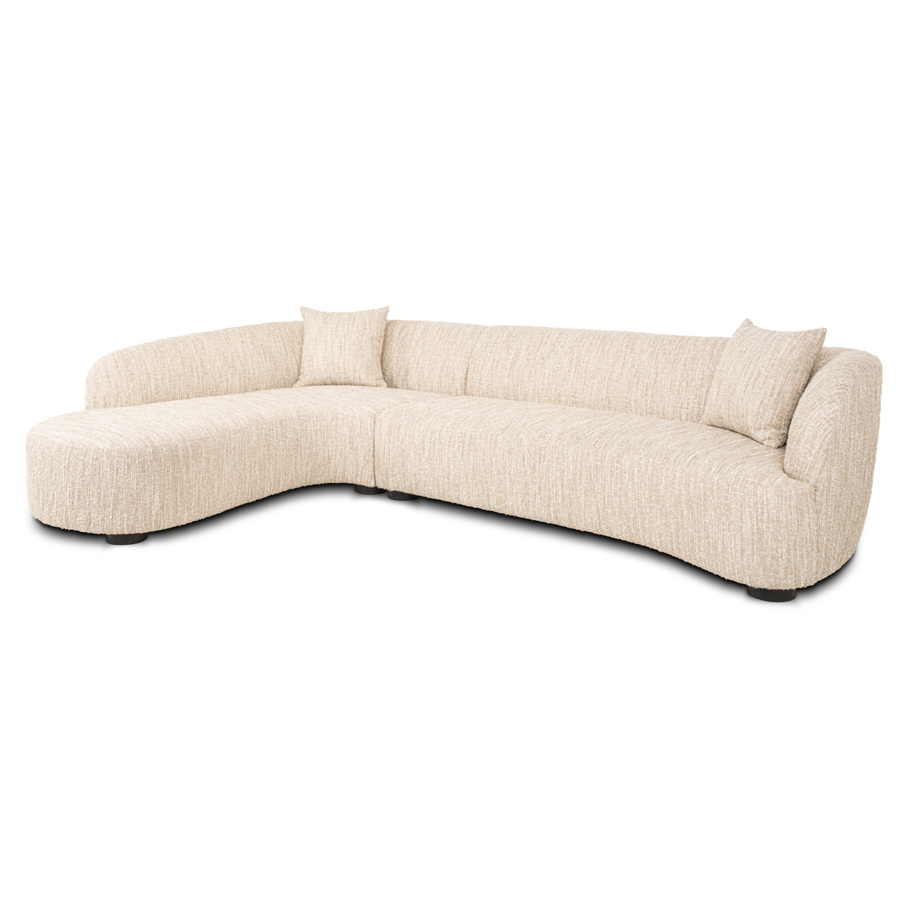 Richmond Interiors Bank Pandora beige angora lounge left
