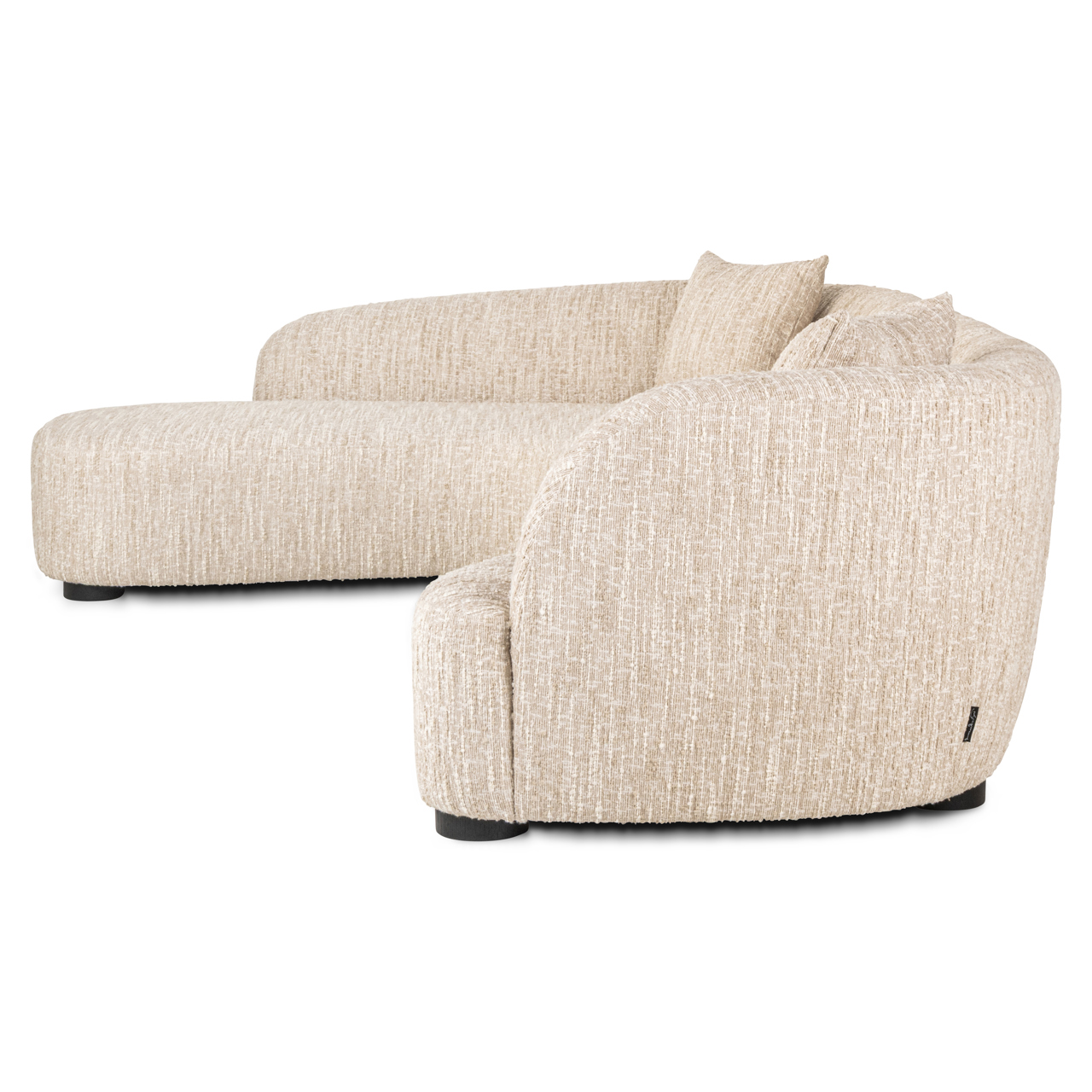 Richmond Interiors Bank Pandora beige angora lounge left