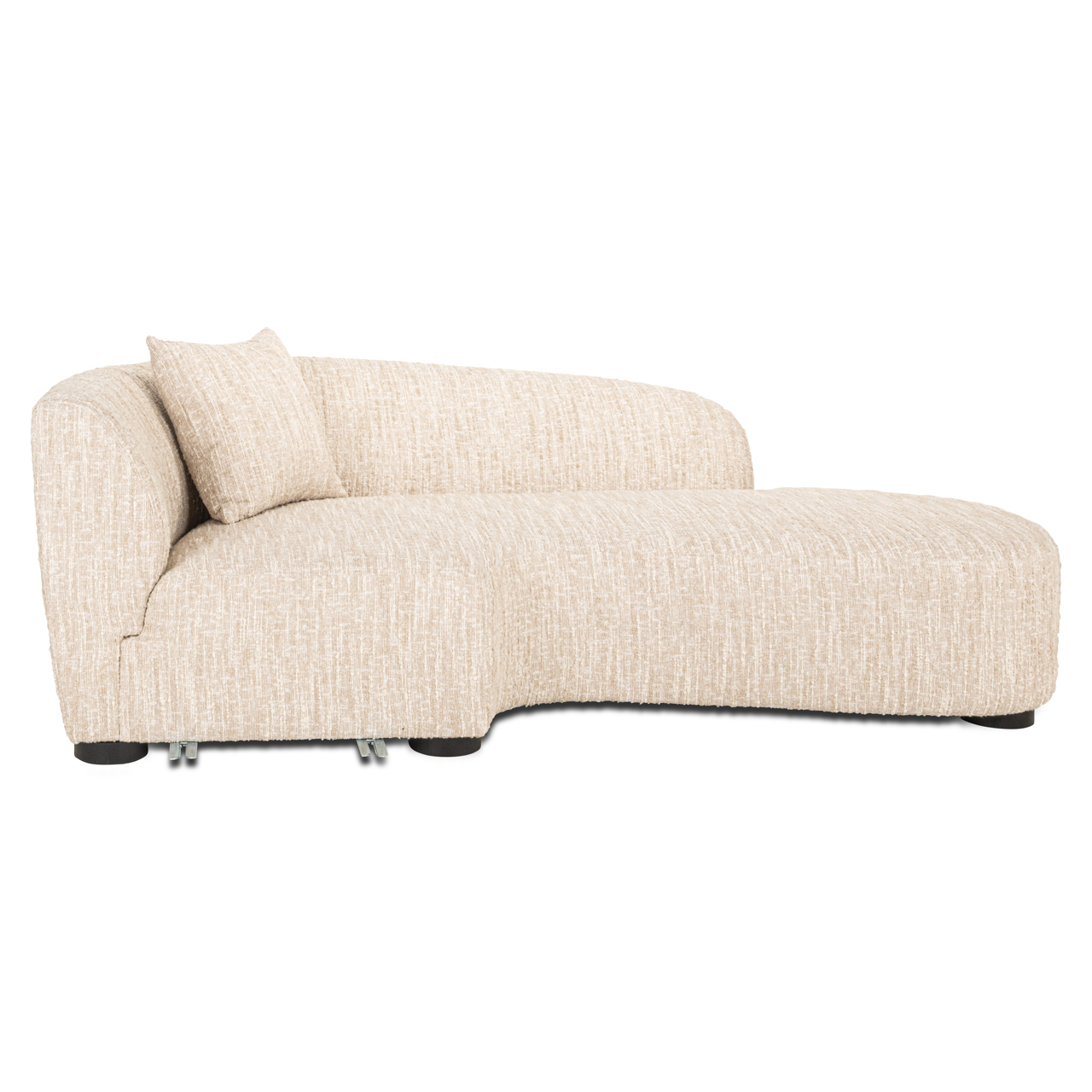 Richmond Interiors Bank Pandora beige angora lounge right