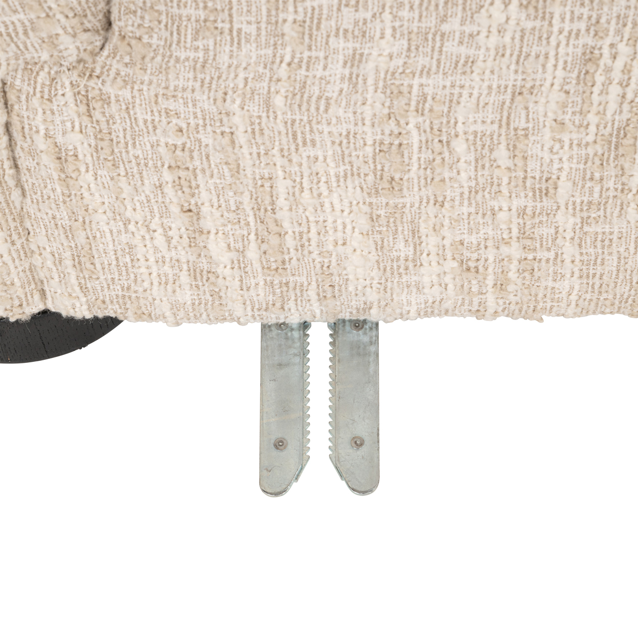 Richmond Interiors Bank Pandora beige angora lounge right