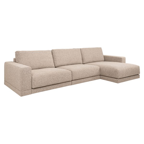 Richmond Interiors Bank Trentino cayenne brown 3,5-seater + lounge left or right