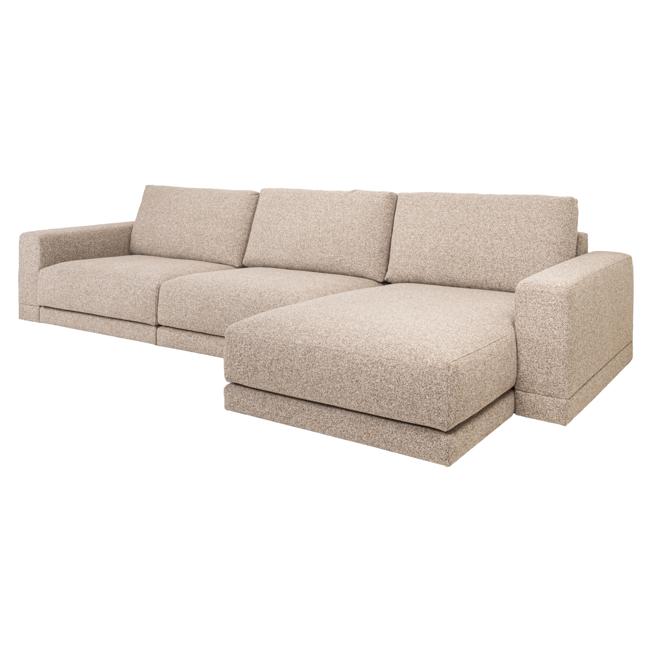 Richmond Interiors Bank Trentino cayenne brown 3,5-seater + lounge left or right