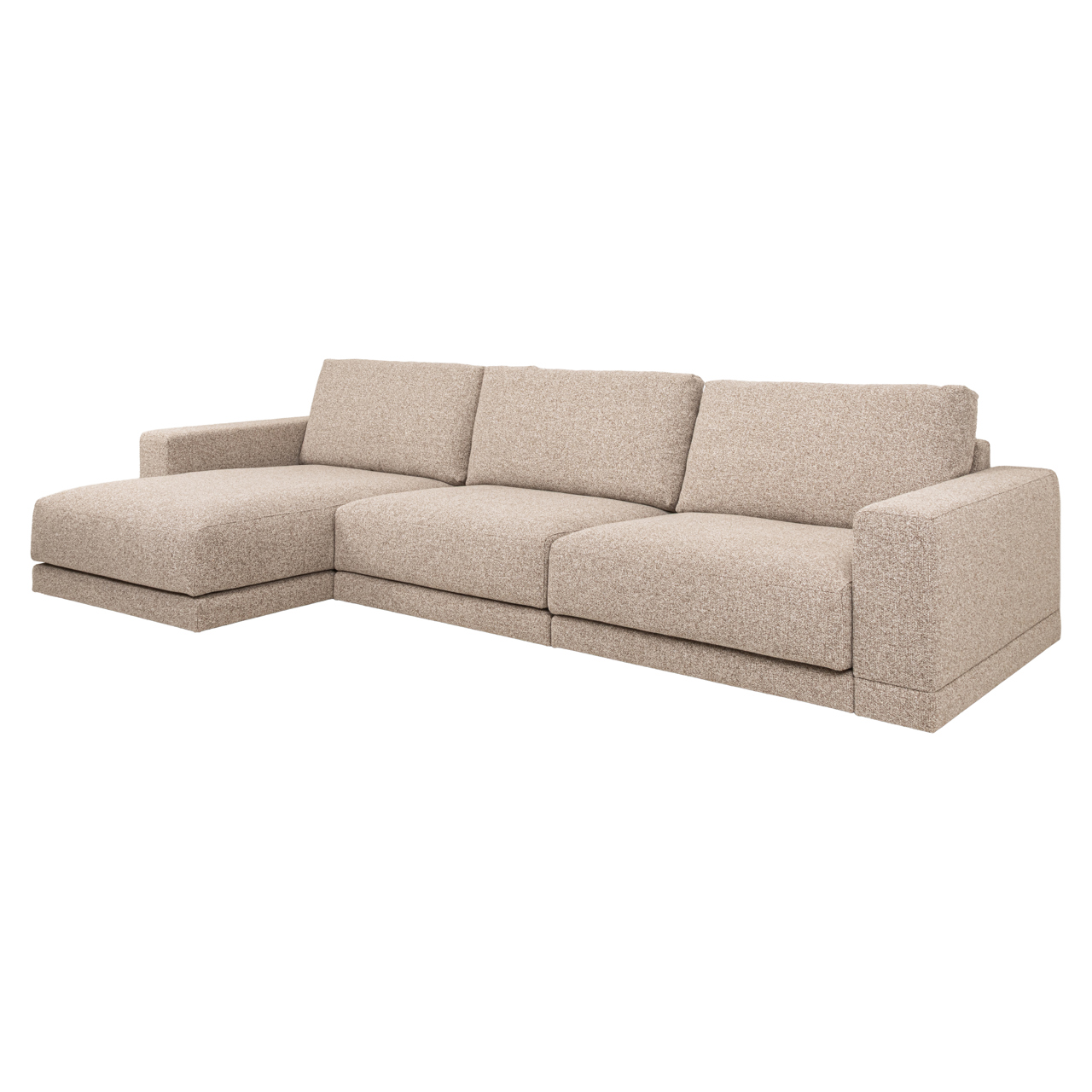 Richmond Interiors Bank Trentino cayenne brown 3,5-seater + lounge left or right