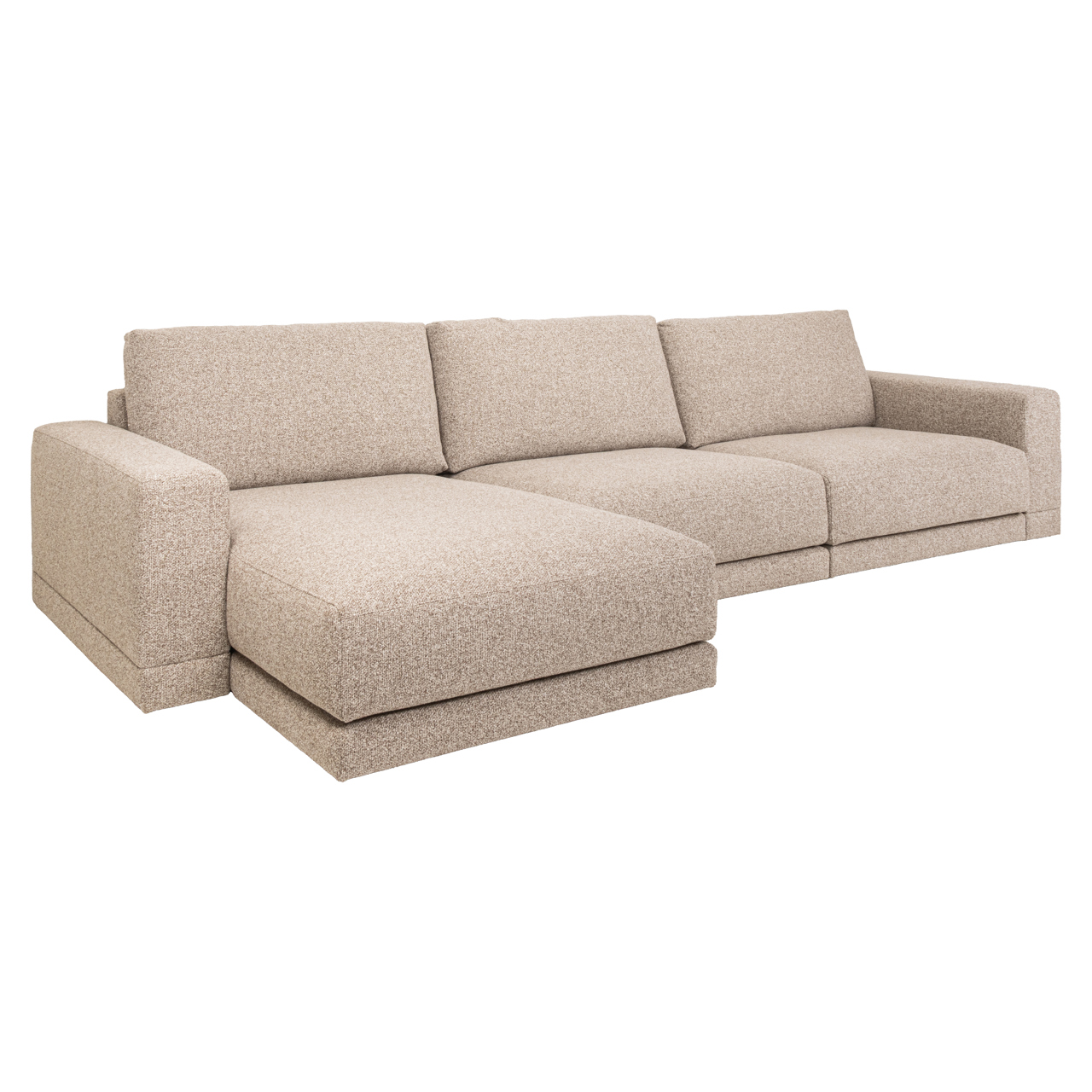 Richmond Interiors Bank Trentino cayenne brown 3,5-seater + lounge left or right