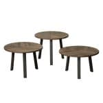 Tower Living Lazio Bijzettafel set rond 55 cm