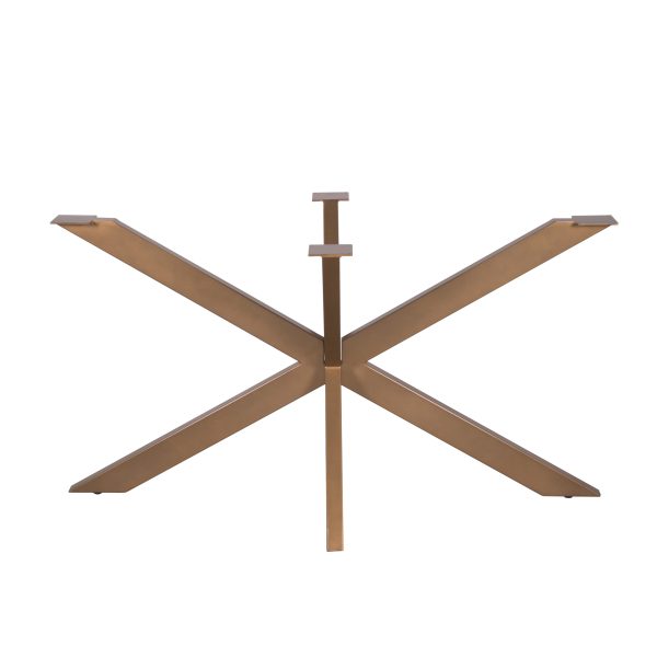 Starfurn Matrixpoot Brons Ovaal/Rechthoek 140 cm Koker 4x8 cm