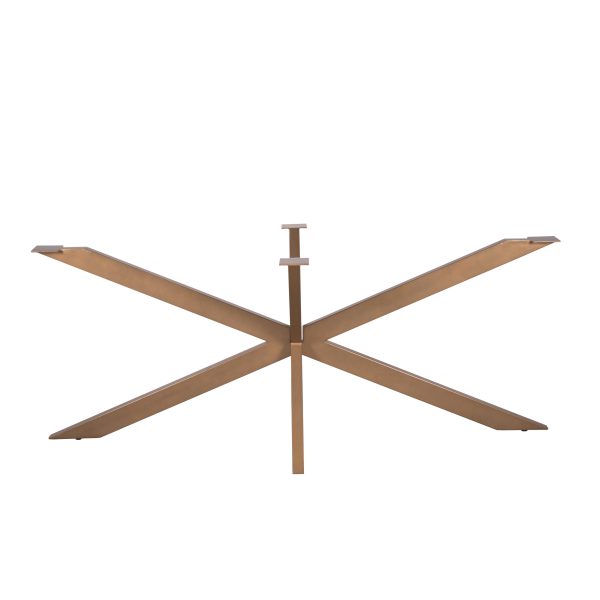 Starfurn Matrixpoot Brons Ovaal/Rechthoek 190 cm Koker 4x8 cm