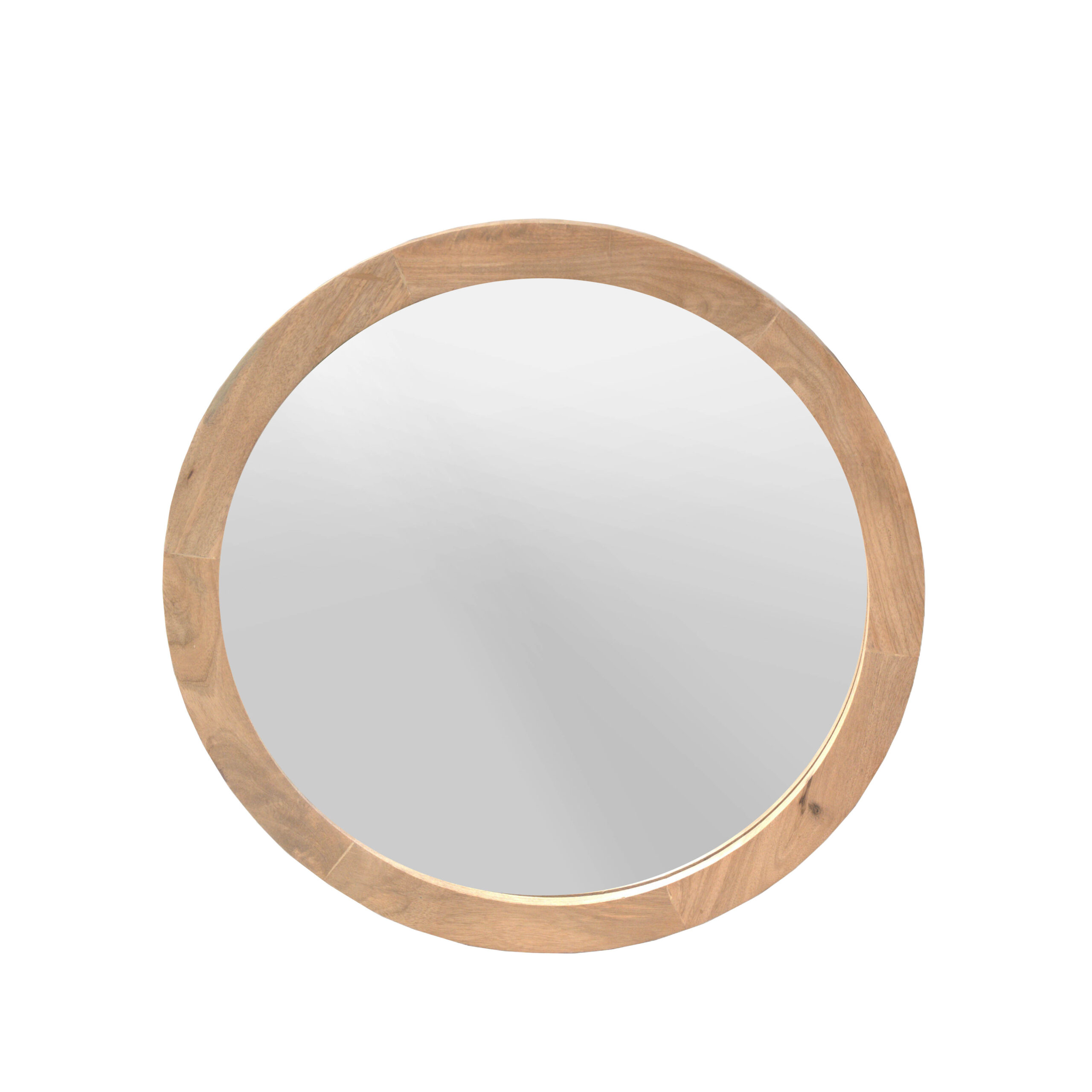 Starfurn Ronde spiegel Dide Naturel Mangohout 60 cm