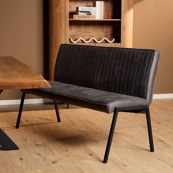 Starfurn Eetkamerbank Tivoli Antraciet 155 cm