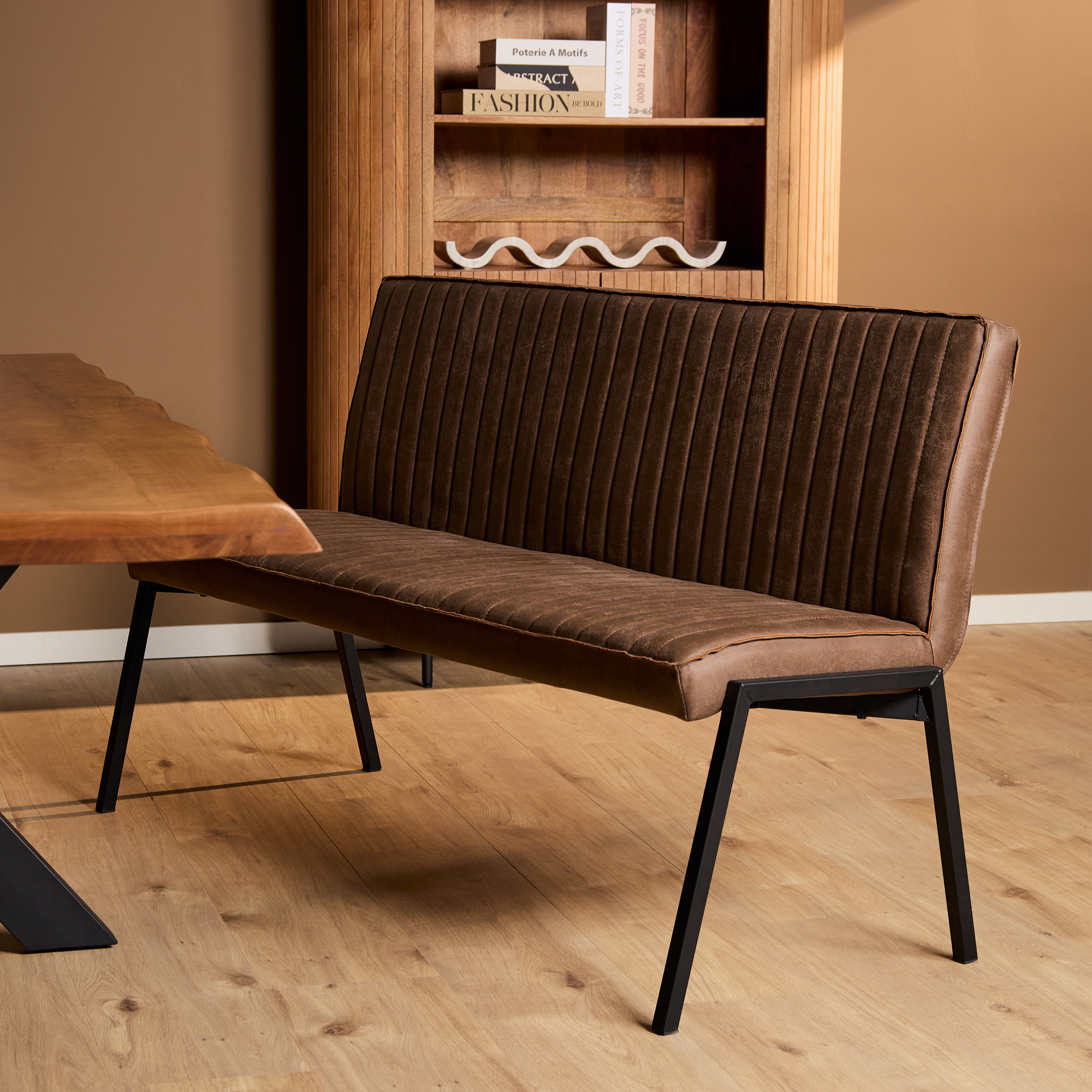 Starfurn Eetkamerbank Tivoli Bruin 155 cm
