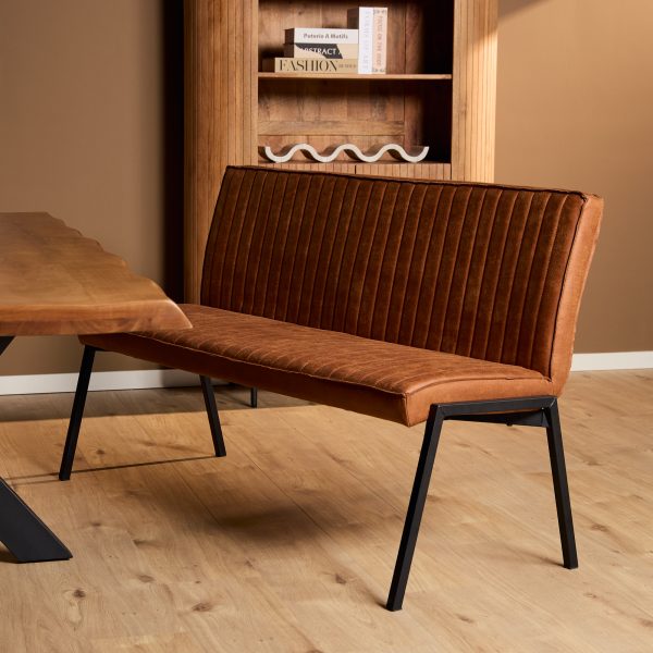 Starfurn Eetkamerbank Tivoli Cognac 155 cm