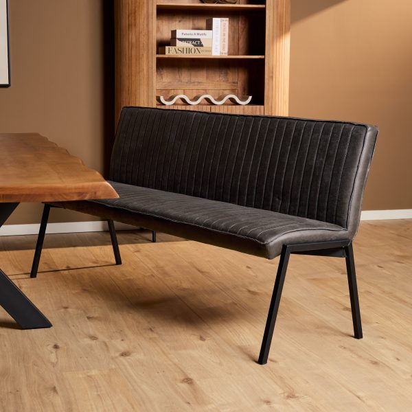 Starfurn Eetkamerbank Tivoli Antraciet 185 cm