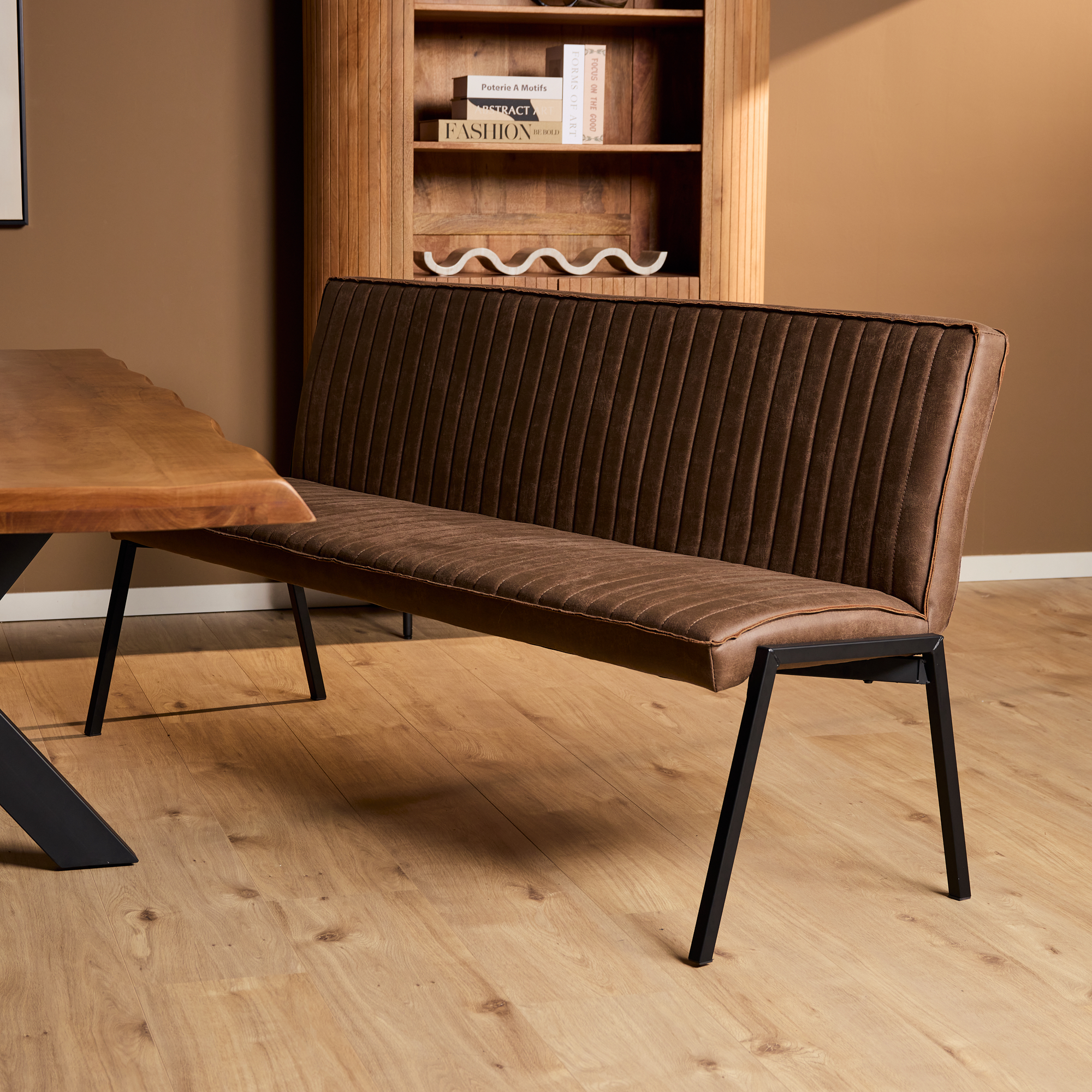 Starfurn Eetkamerbank Tivoli Bruin 185 cm