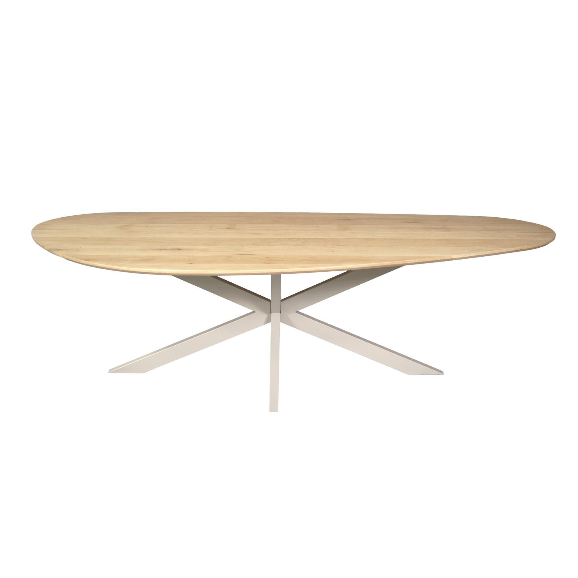 Starfurn Organische eettafel Cloud Naturel Poot Zand Eikenhout 240 cm