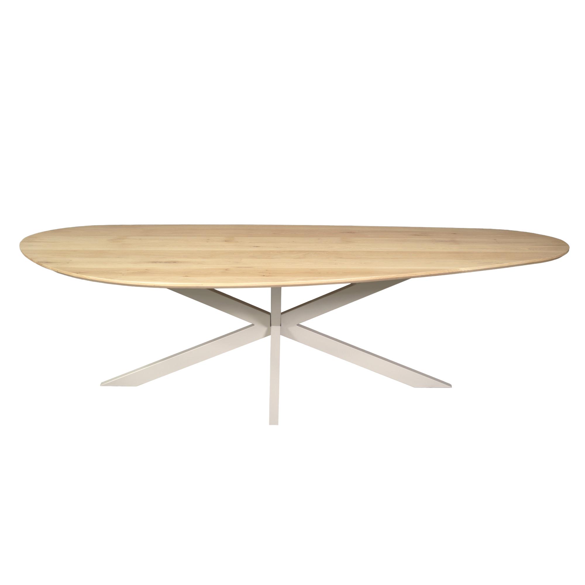 Starfurn Organische eettafel Cloud Naturel Poot Zand Eikenhout 280 cm