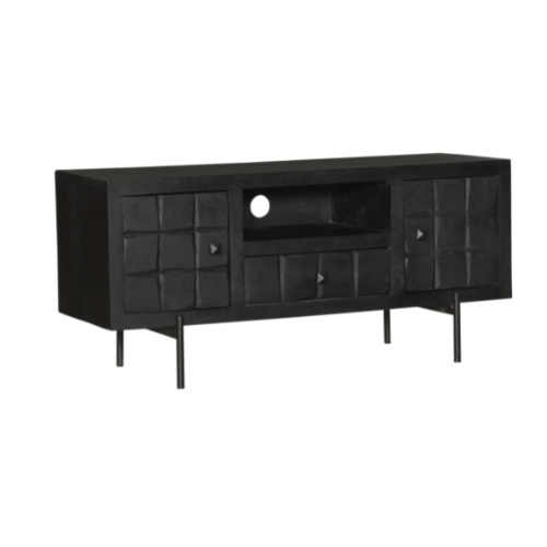 Starfurn Tv meubel Brandy Zwart Mangohout 120 cm