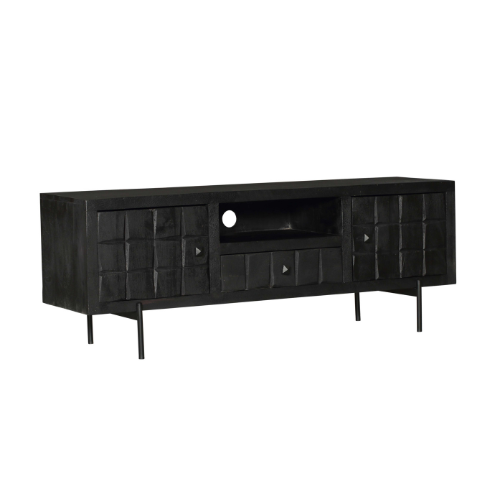 Starfurn Tv meubel Brandy Zwart Mangohout 150 cm