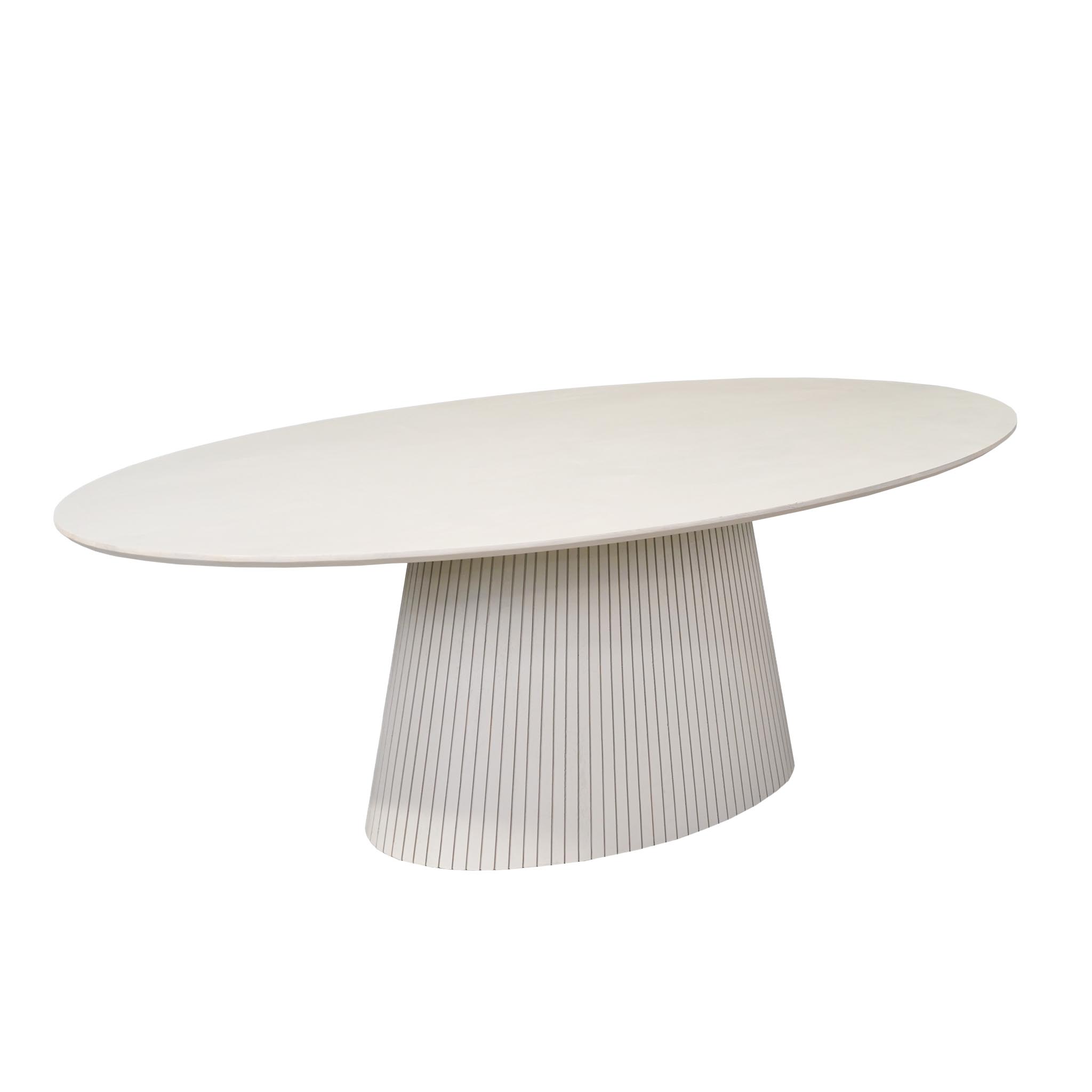 Starfurn Ovale eettafel Solana Zand Mangohout 210 cm