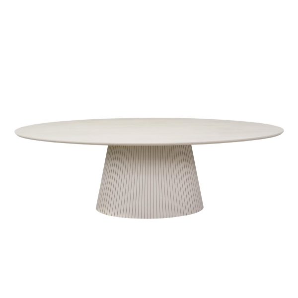 Starfurn Ovale eettafel Solana Zand Mangohout 240 cm