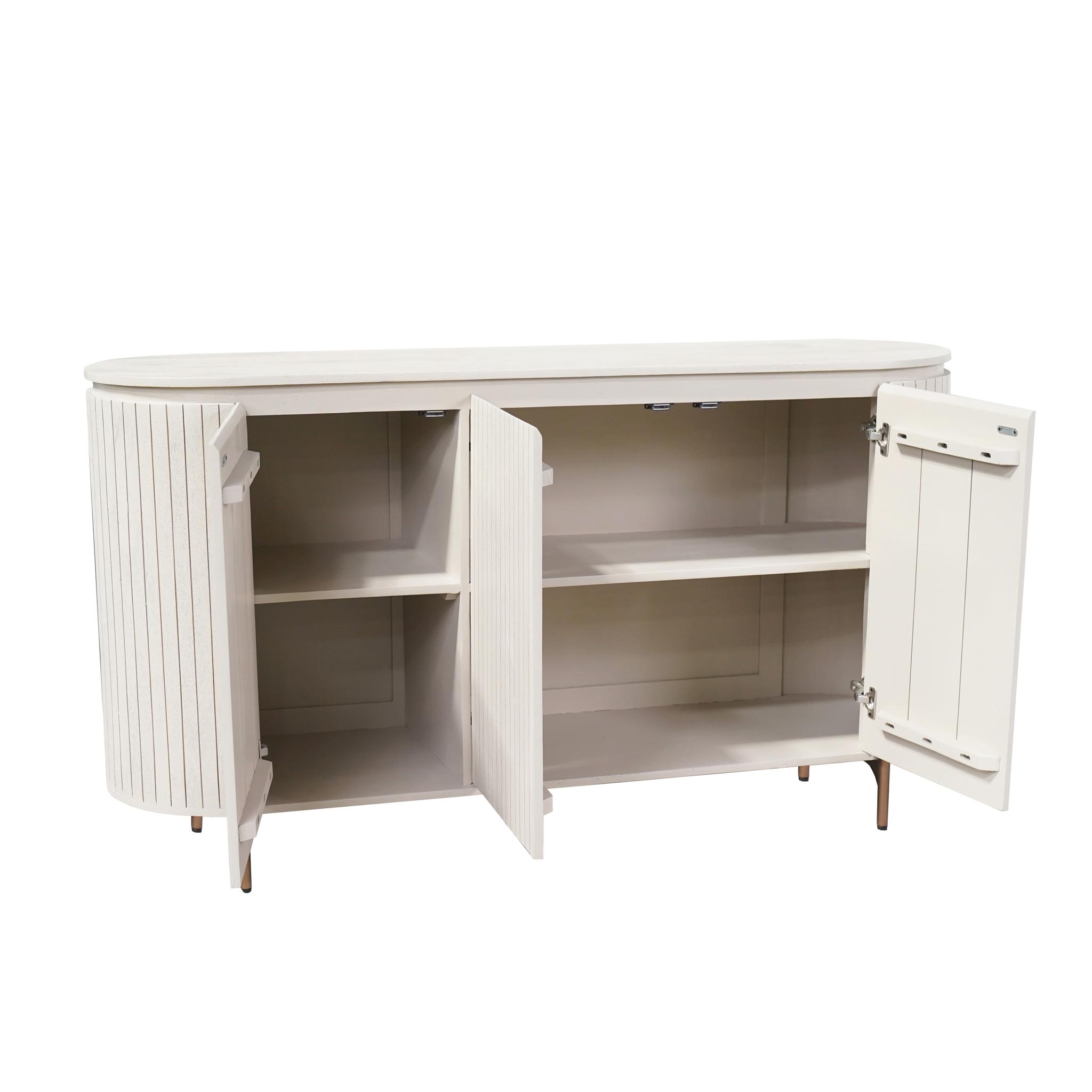 Starfurn Dressoir Solana Zand Mangohout 165 cm