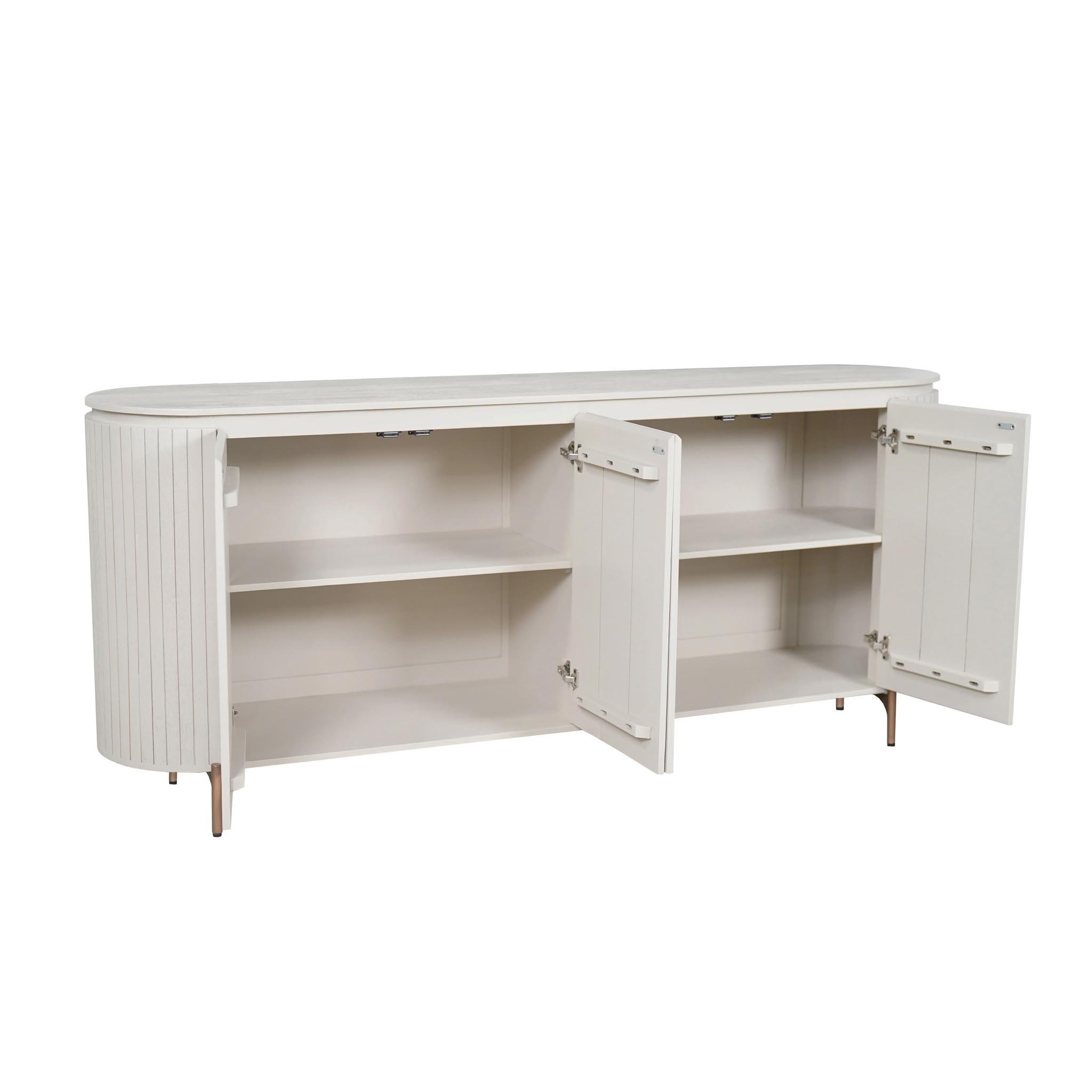 Starfurn Dressoir Solana Zand Mangohout 210 cm