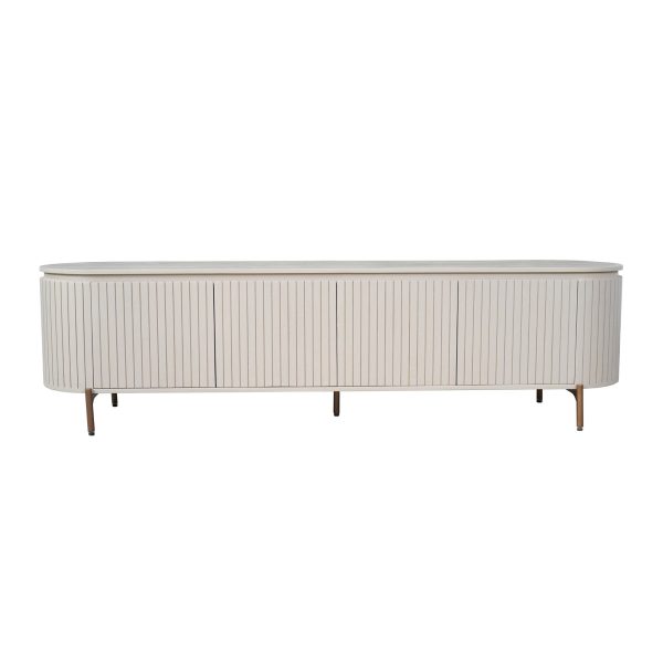 Starfurn Tv meubel Solana Zand Mangohout 210 cm