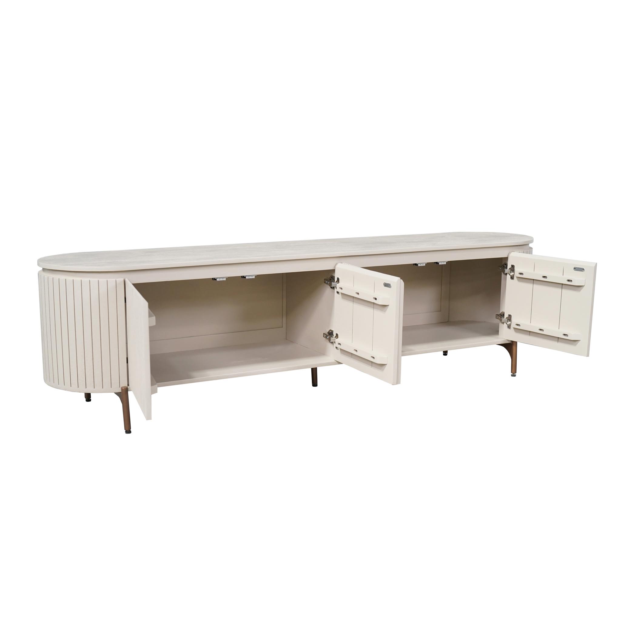 Starfurn Tv meubel Solana Zand Mangohout 210 cm