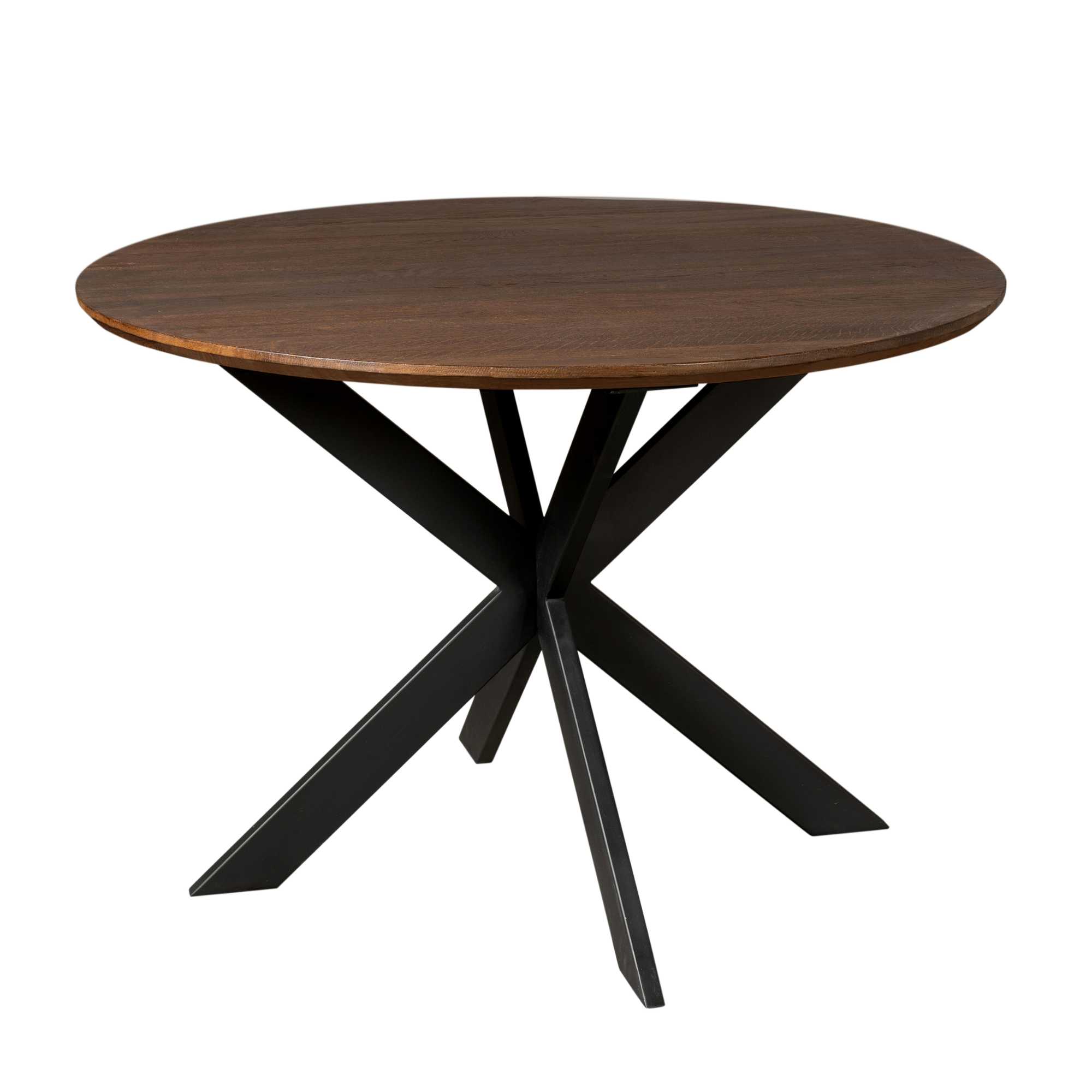 Starfurn Ronde eettafel Ferris Bruin Eikenhout 130 cm