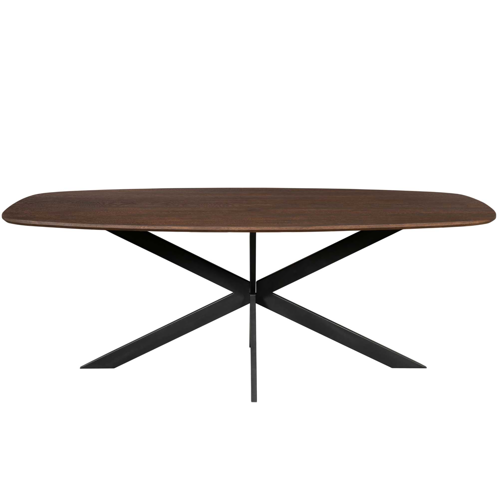 Starfurn Deens ovale eettafel Ferris Bruin Eikenhout 240 cm