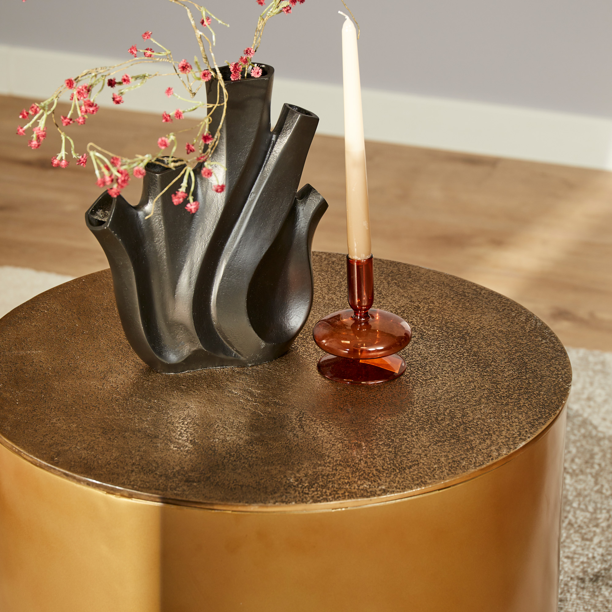 Starfurn Salontafel Fiore Goud Aluminium 60 cm