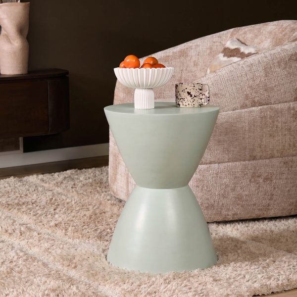 Starfurn Bijzettafel Abbey Groen Mangohout 33 cm