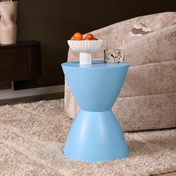 Starfurn Bijzettafel Abbey Blauw Mangohout 33 cm